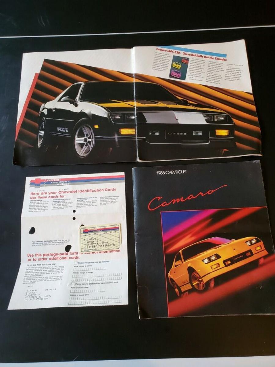 Сервисные книги Chevrolet Camaro Z28 IROC-Z (1FP87) 1985 года  (фото 118 из 124)